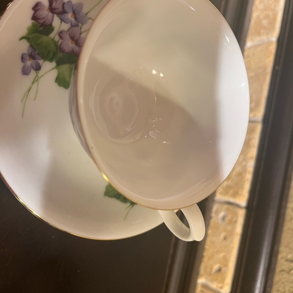 FEBRUARY Vintage AVON ‘Blossoms of the Month’ Teacup & Saucer February Violet - Picture 10 of 10